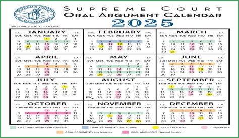 Oral Argument Calendar - William K. Nakamura Courthouse, Seattle Washington