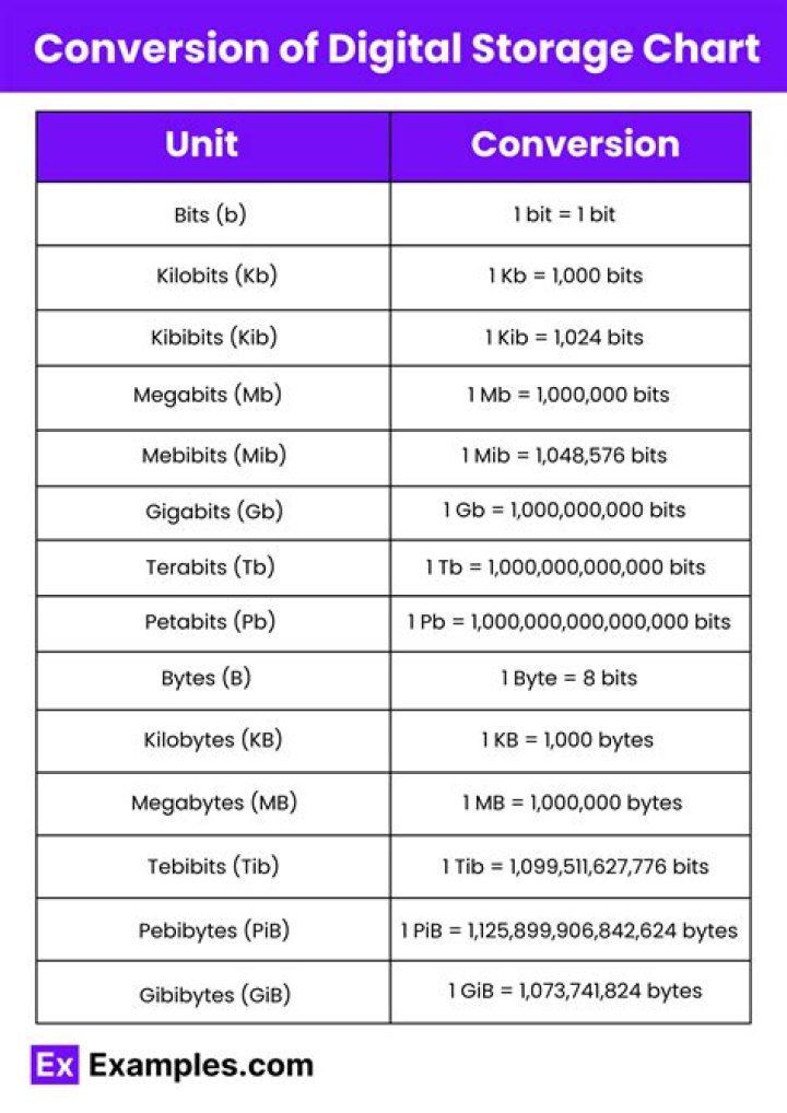 Computer Storage Conversions Calculator