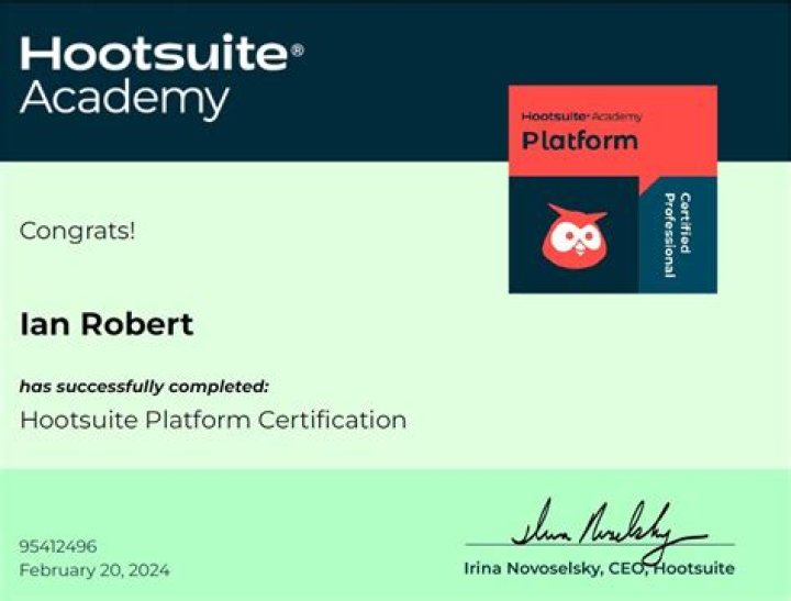Hootsuite Platform Certification