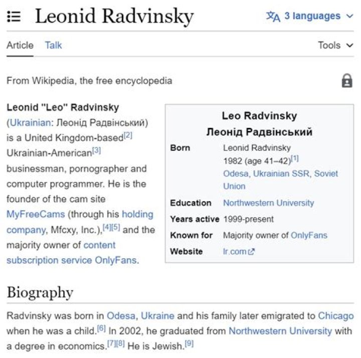 Leonid Radvinsky Religion: Is He Jewish? Ethnicity And Origin