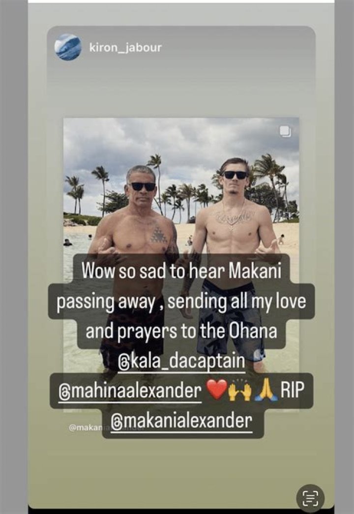 Makani Alexander Obituary Hawaii: Shot To Death