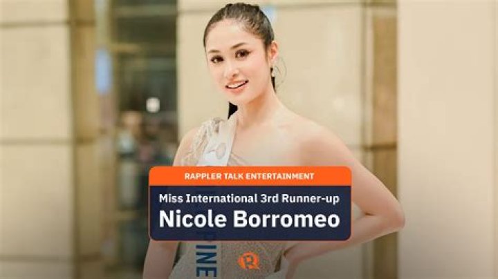 Miss International Nicole Borromeo Parents: Father Ed And Mother Joanne Yance