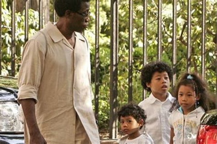Wesley Snipes with his Children